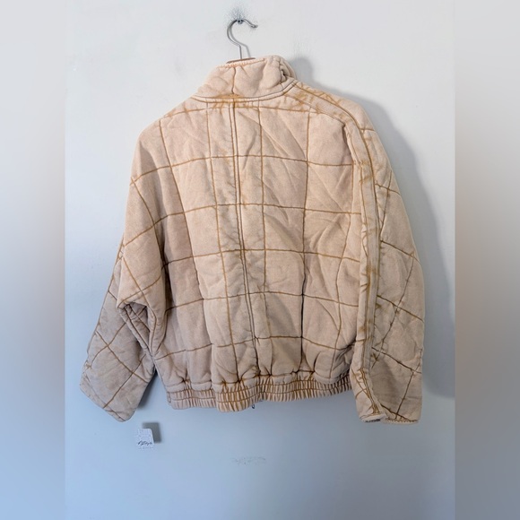 NWT $198 Free People Quilted Dolman Jacket Bomber Oversized XS - Picture 10 of 16